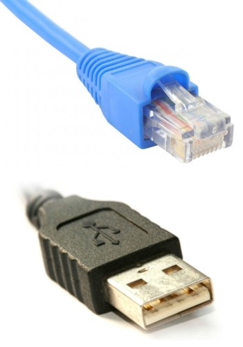 RJ-45+USB