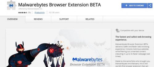 Malwarebytes釋出可偵測惡意與詐騙的擴充程式