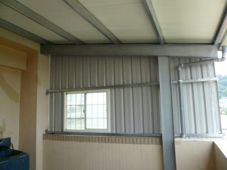 頂樓鐵皮增建 鋁門窗 天井蓋 維修孔
